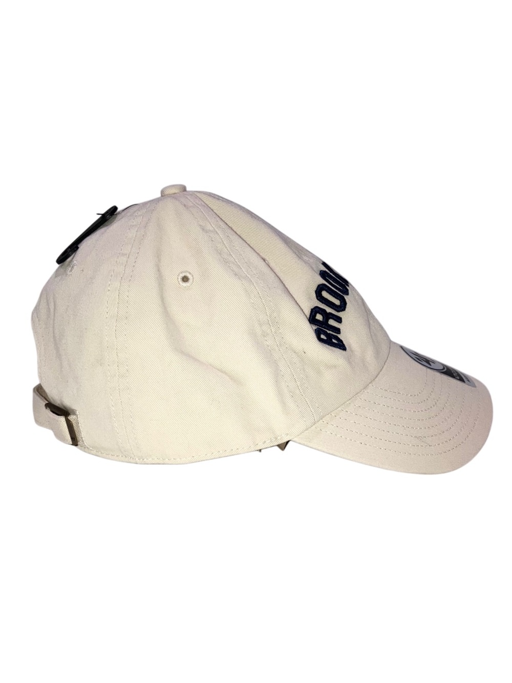 Brooklyn Dodgers '47 Clean-Up Hat Off White Blue Adjustable Baseball Cap MLB NWT - Picture 5 of 9